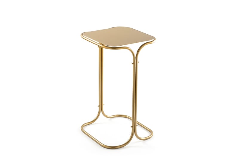 Mamta Kvadratiskt Soffbord 30 cm i Metall - Mässingsguld - Möbler - Bord & matgrupper - Soffbord