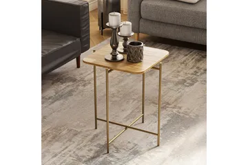 Mamta Kvadratiskt Soffbord 46 cm i Ljust Trä - Beige - Möbler - Bord & matgrupper - Soffbord