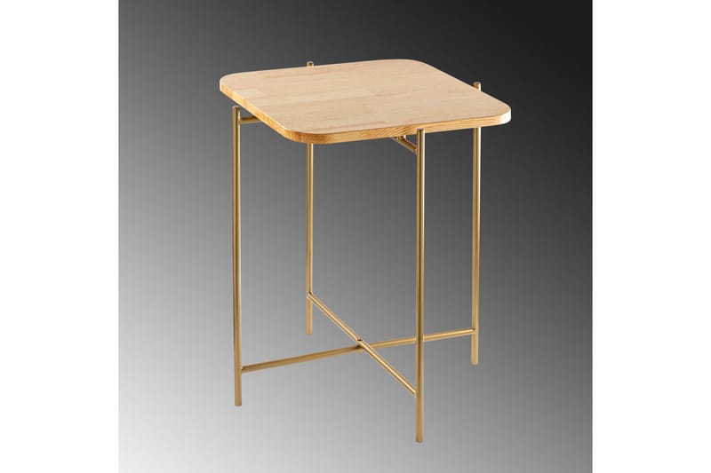 Mamta Kvadratiskt Soffbord 46 cm i Ljust Trä - Beige - Möbler - Bord & matgrupper - Soffbord