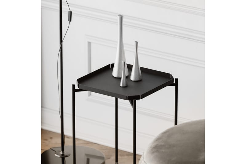 Mamta Kvadratiskt Soffbord 46 cm i Metall - Svart - Möbler - Bord & matgrupper - Soffbord