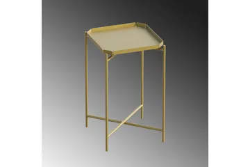 Mamta Kvadratiskt Soffbord med Korsstag 46 cm i Metall - Mattguld - Möbler - Bord & matgrupper - Soffbord