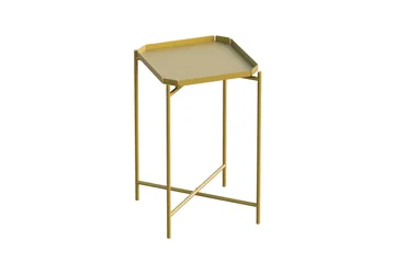 Mamta Kvadratiskt Soffbord med Korsstag 46 cm i Metall - Mattguld - Möbler - Bord & matgrupper - Soffbord
