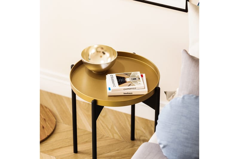 Mamta Runt Soffbord 44 cm i Metall - Guld - Möbler - Bord & matgrupper - Soffbord