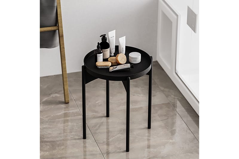 Mamta Runt Soffbord 44 cm i Metall - Svart - Möbler - Bord & matgrupper - Soffbord