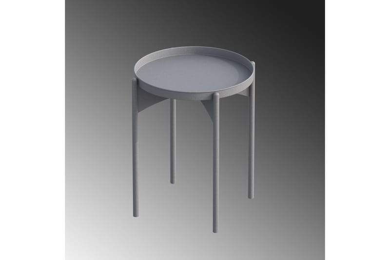 Mamta Runt Soffbord Brickbord 44 cm i Metall - Grå - Möbler - Bord & matgrupper - Soffbord