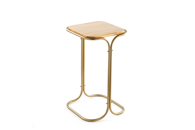Mamta Soffbord 30 cm - Guld/Natural - Möbler - Bord & matgrupper - Soffbord