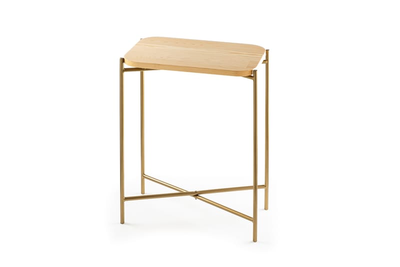 Mamta Soffbord 40 cm - Guld/Natural - Möbler - Bord & matgrupper - Soffbord