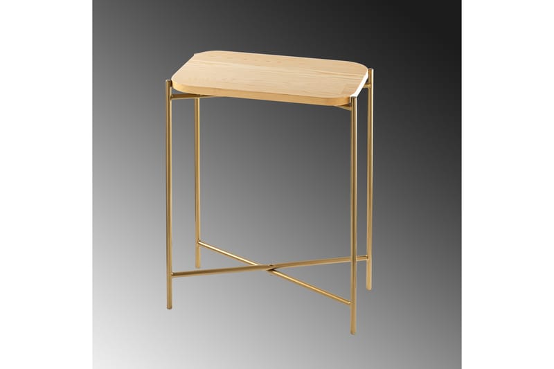 Mamta Soffbord 40 cm - Guld/Natural - Möbler - Bord & matgrupper - Soffbord