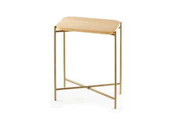 Mamta Soffbord 40 cm - Guld/Natural - Möbler - Bord & matgrupper - Soffbord