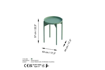 Mamta Soffbord 44 cm - Green - Möbler - Bord & matgrupper - Soffbord
