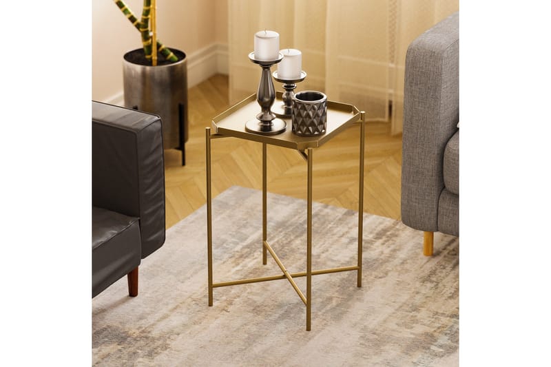 Mamta Soffbord 46 cm - Guld - Möbler - Bord & matgrupper - Soffbord