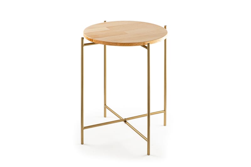 Mamta Soffbord 46 cm - Guld/Natural - Möbler - Bord & matgrupper - Soffbord