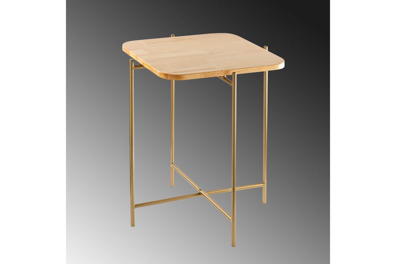 Mamta Soffbord 46 cm - Guld/Natural - Möbler - Bord & matgrupper - Soffbord
