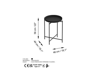Mamta Soffbord 46 cm - Svart - Möbler - Bord & matgrupper - Soffbord