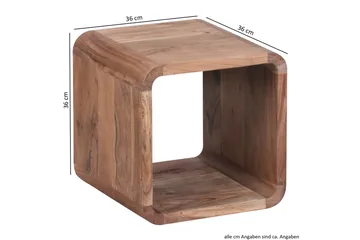 Mancheno Satsbord 36 cm 2 Bord - Akacia - Möbler - Bord & matgrupper - Soffbord