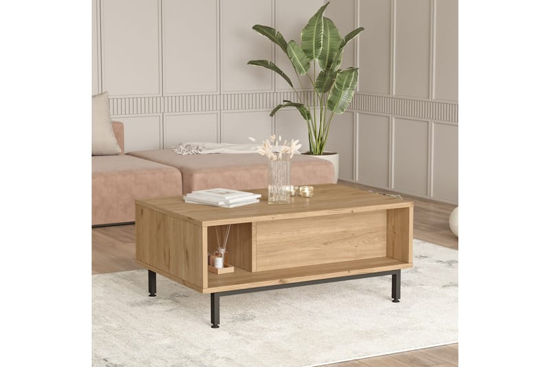 Manku Soffbord 90 cm - Ek - Möbler - Bord & matgrupper - Soffbord