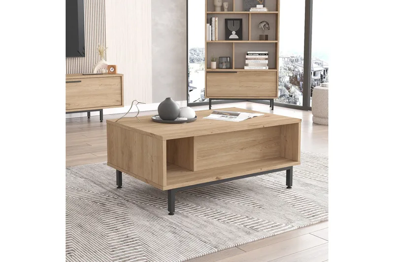 Manku Soffbord 90 cm - Valnöt - Möbler - Bord & matgrupper - Soffbord