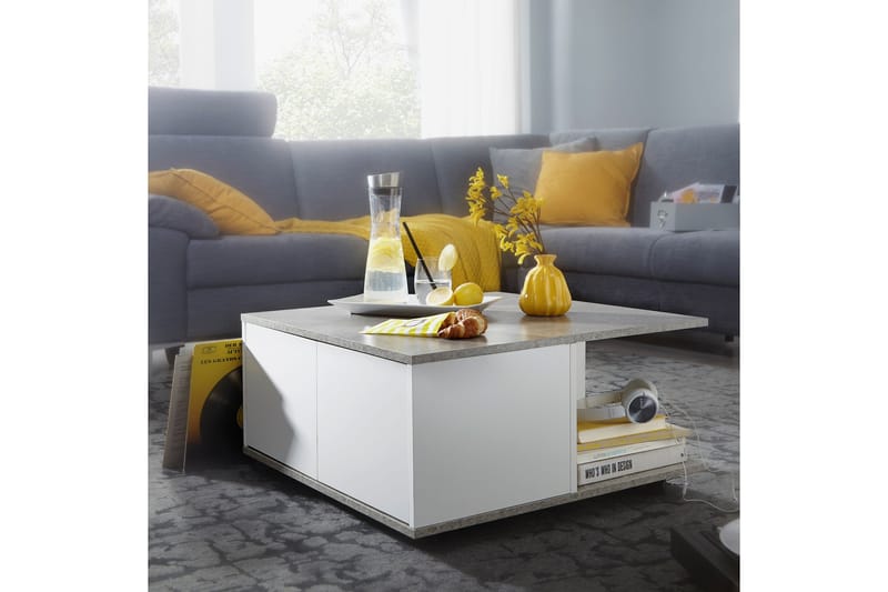 Marchall Soffbord 70 cm - Vit - Möbler - Bord & matgrupper - Soffbord
