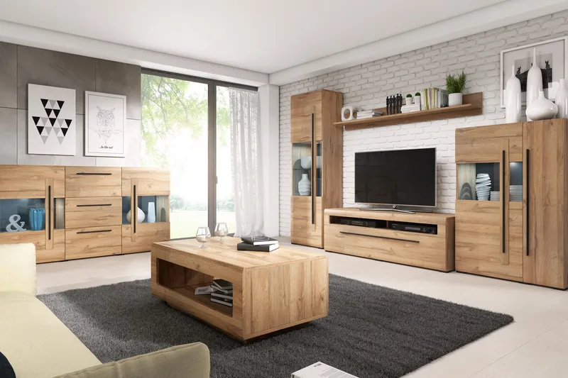 Maricruz Soffbord 110 cm med Förvaring Hylla - Trä/Natur - Möbler - Bord & matgrupper - Soffbord