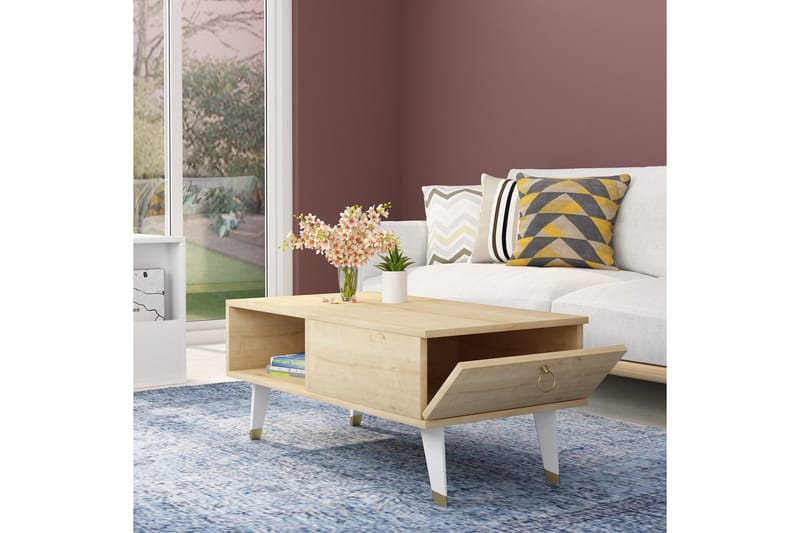 Marteby Soffbord 90x42,4x90 cm - Blå - Möbler - Bord & matgrupper - Soffbord