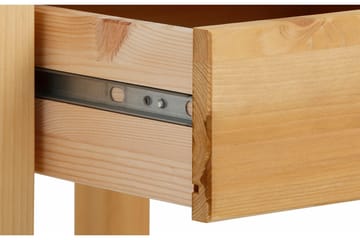 Marzell 60 cm Kvadratiskt Soffbord med Lådor i Massivt Trä - Beige - Möbler - Bord & matgrupper - Soffbord