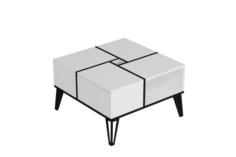 Masaaki Soffbord 71,8 cm - Svart/Vit - Möbler - Bord & matgrupper - Soffbord