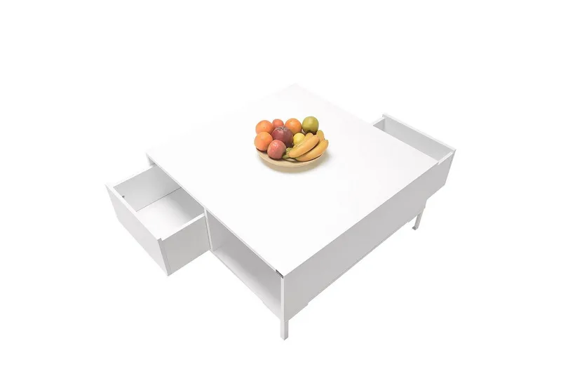 Soffbord Masao Almasi / Vit - Almasi / Vit - Möbler - Bord & matgrupper - Soffbord