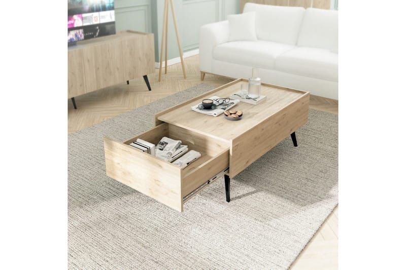 Soffbord Masao Ek - Ljusbrun - Möbler - Bord & matgrupper - Soffbord