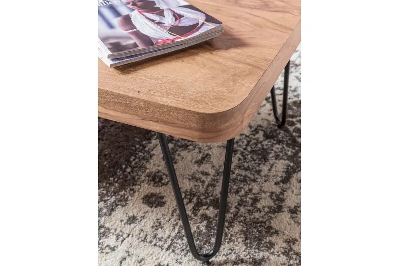 Mayotte Soffbord 115 cm - Akacia/Svart - Möbler - Bord & matgrupper - Soffbord