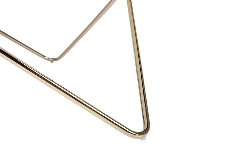 Meerah Soffbord 80 cm Runt - Glas/Svart/Guld - Möbler - Bord & matgrupper - Soffbord