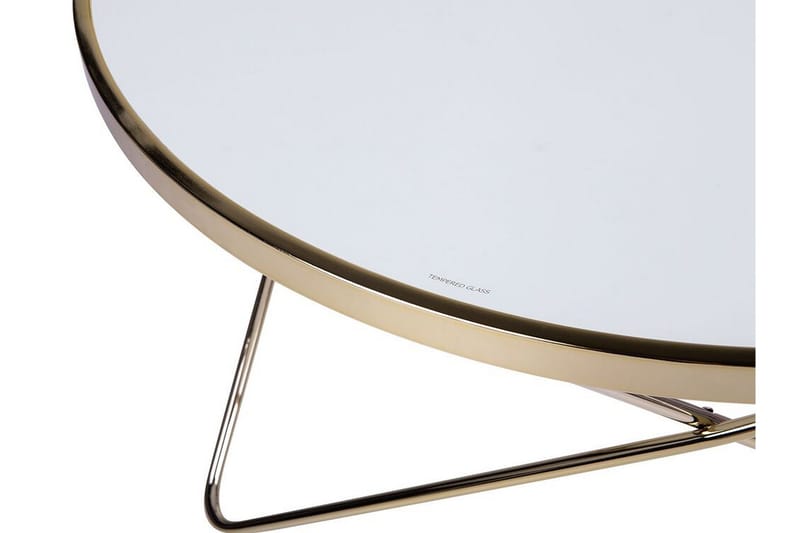 Meerah Soffbord 80 cm Runt - Vit - Möbler - Bord & matgrupper - Soffbord