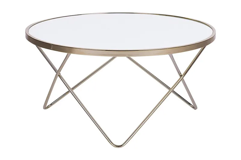 Meerah Soffbord 80 cm Runt - Vit - Möbler - Bord & matgrupper - Soffbord