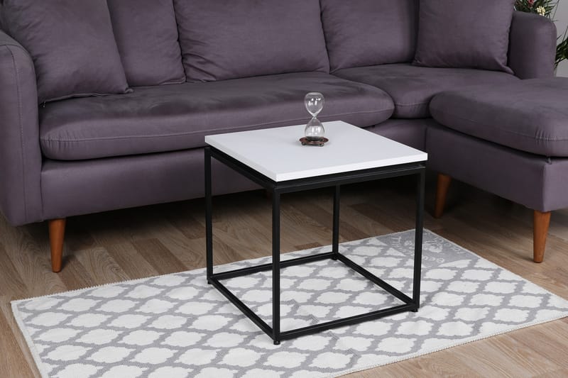 Mehteran Soffbord 45 cm - Vit/Svart - Möbler - Bord & matgrupper - Soffbord