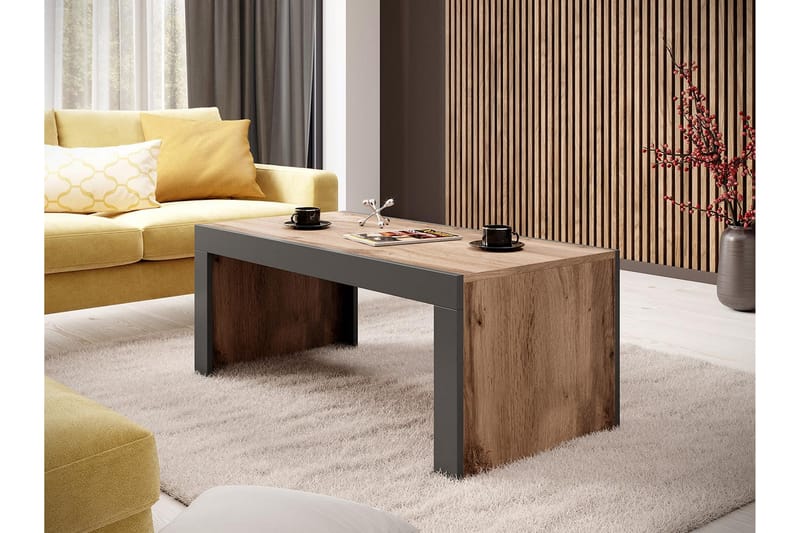 Milias Soffbord 120 cm - Natur/Antracit - Möbler - Bord & matgrupper - Soffbord