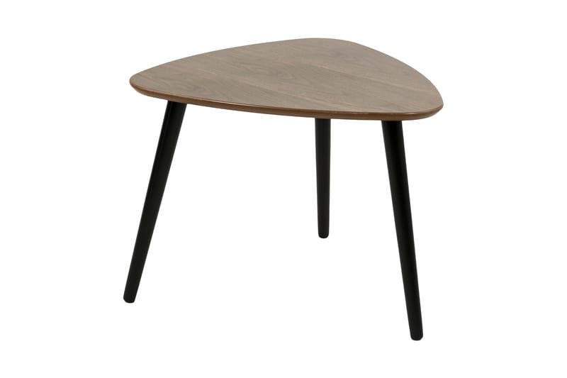 Milo Soffbord 62 cm Ovalt - Valnöt/Svart - Möbler - Bord & matgrupper - Soffbord
