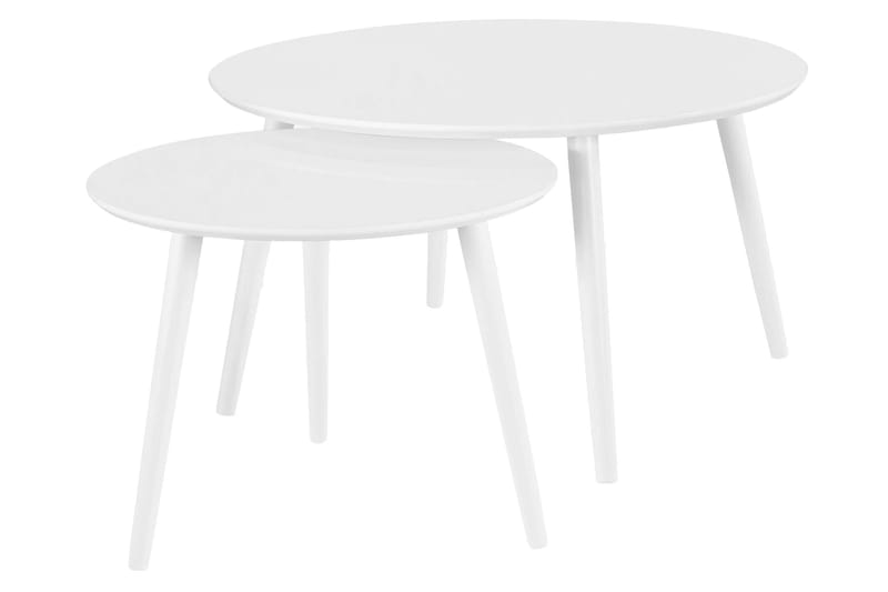 Milo Soffbord 90 cm Runt - Vit - Möbler - Bord & matgrupper - Soffbord