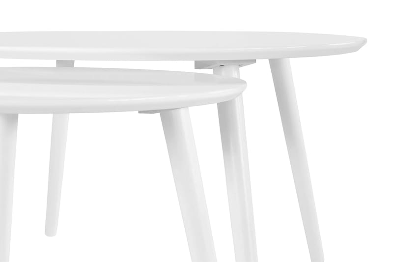 Milo Soffbord 90 cm Runt - Vit - Möbler - Bord & matgrupper - Soffbord