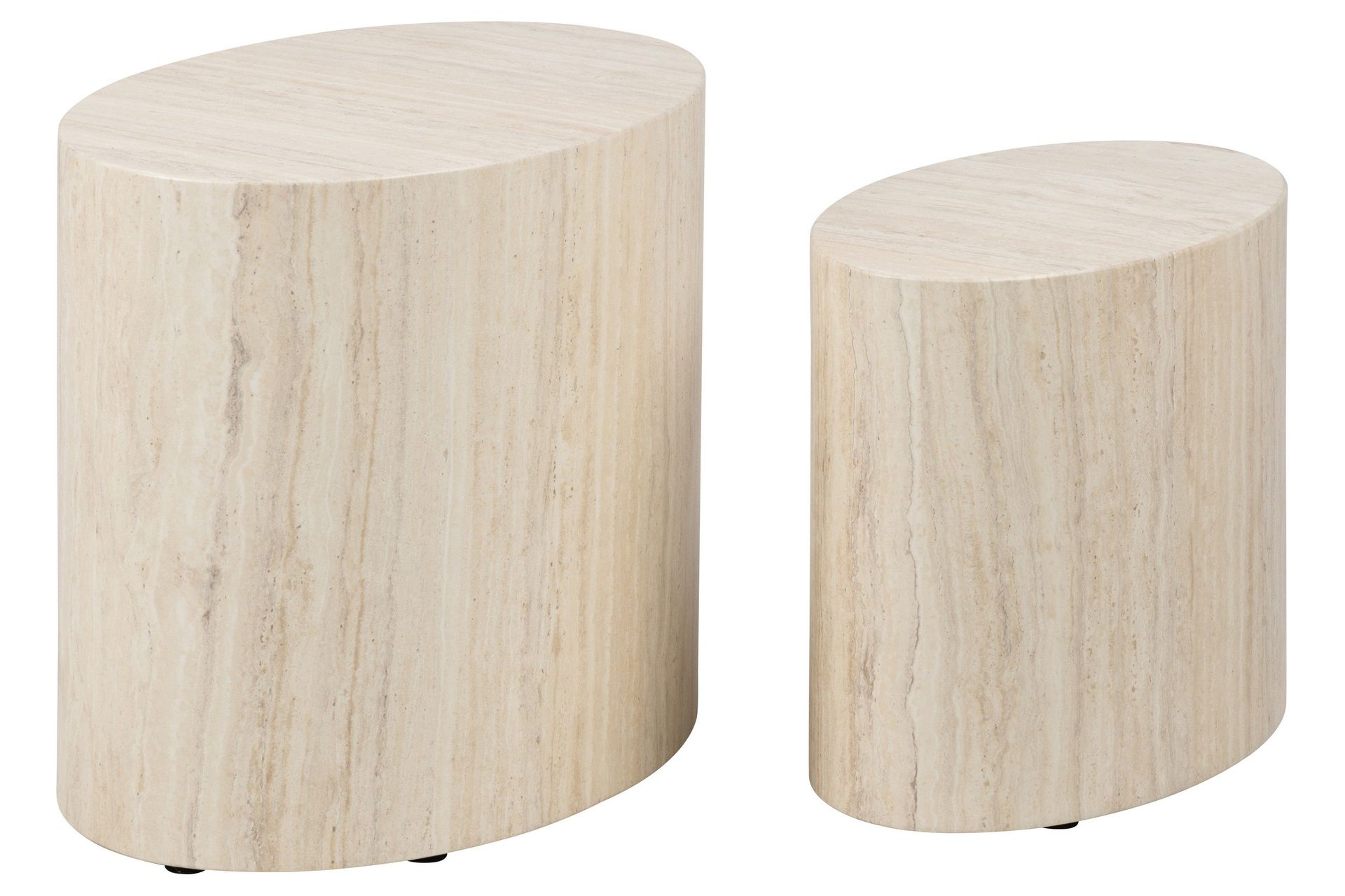 Mirol 33x48 cm Ovalt Soffbord i Sten Beige - Möbler - Black Friday soon ...