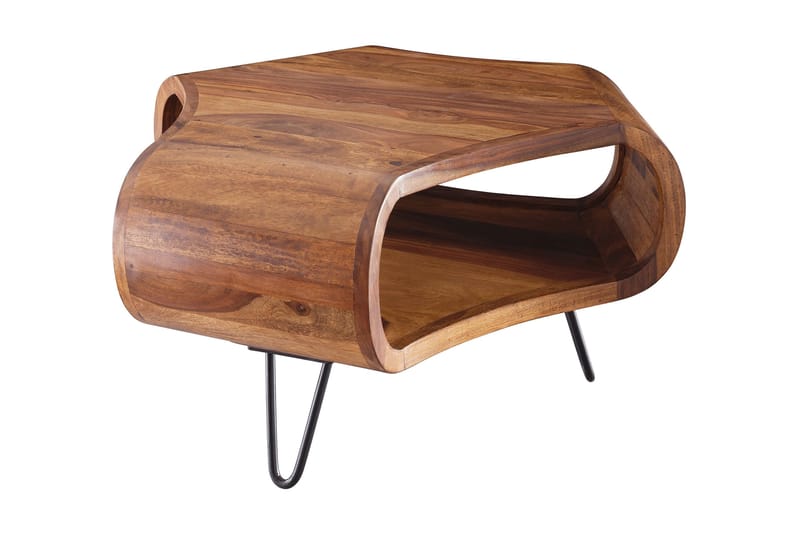 Mirzakhanian Soffbord 55 cm - Trä/natur - Klaffbord & Hopfällbart bord - Spegelbord - Soffbord - Soffbord med förvaring - Soffbord med hjul - Höj och sänkbart soffbord