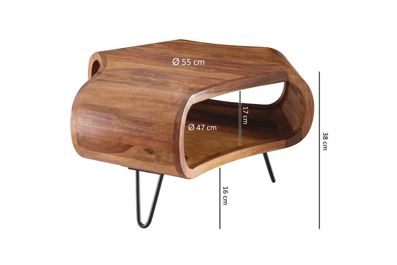 Mirzakhanian Soffbord 55 cm - Trä/natur - Möbler - Bord & matgrupper - Soffbord