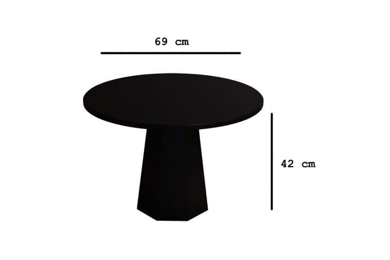 Soffbord Miu Svart - Svart - Möbler - Bord & matgrupper - Soffbord