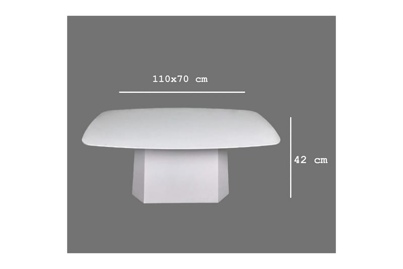 Soffbord Miu Vit - Vit - Möbler - Bord & matgrupper - Soffbord