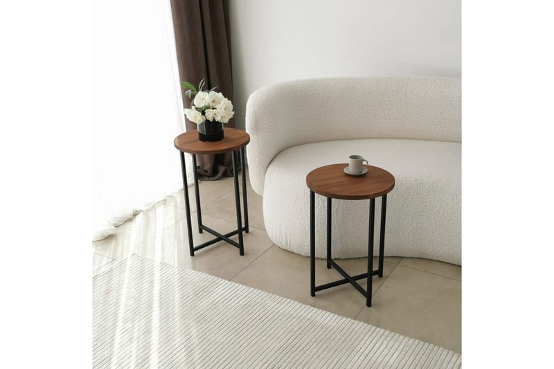 Mogue Soffbord 35x35x35 cm Runt - Ek - Möbler - Bord & matgrupper - Soffbord