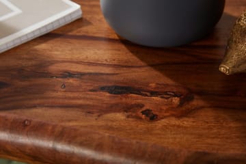 Mondry Soffbord 79 cm Njurformat - Massivt Trä/Svart - Möbler - Bord & matgrupper - Soffbord