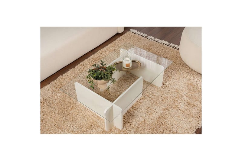 Soffbord Mony Trä Vit - Trä Vit - Möbler - Bord & matgrupper - Soffbord