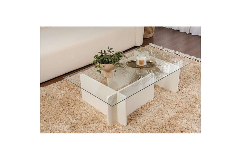 Soffbord Mony Trä Vit - Trä Vit - Möbler - Bord & matgrupper - Soffbord