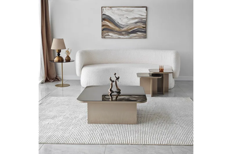 Moosonee Soffbord 80 cm - Beige - Möbler - Bord & matgrupper - Soffbord