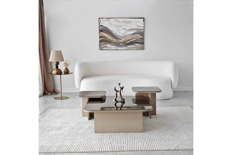 Moosonee Soffbord 80 cm - Beige - Möbler - Bord & matgrupper - Soffbord