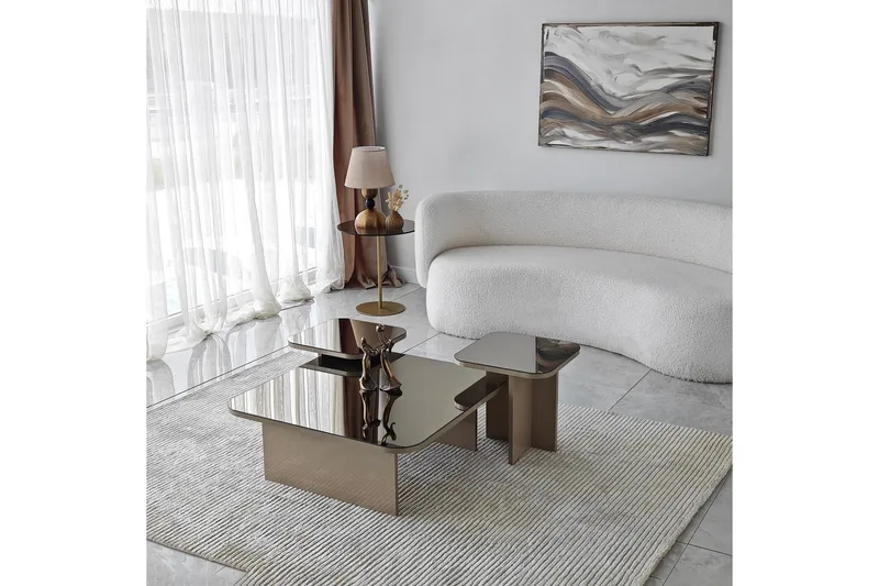 Moosonee Soffbord 80 cm - Beige - Möbler - Bord & matgrupper - Soffbord