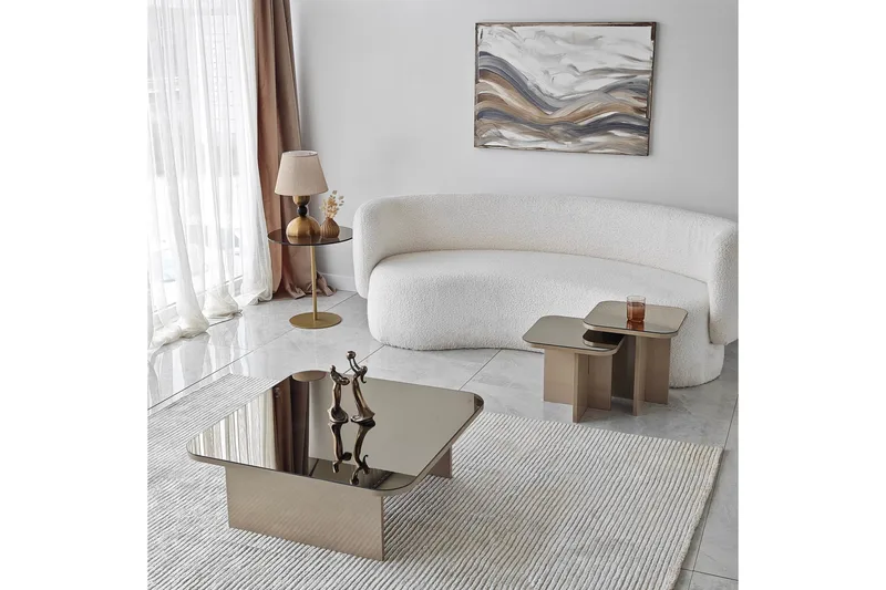 Moosonee Soffbord 80 cm - Beige - Möbler - Bord & matgrupper - Soffbord